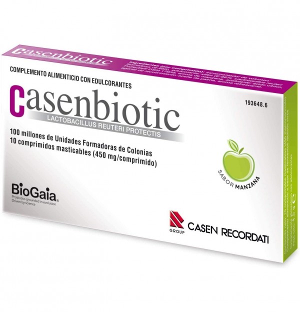 Casenbiotic (10 Comprimidos Sabor Manzana)