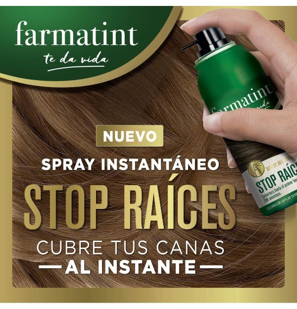 Farmatint Stop Raices (1 Spray 75 Ml Tono Castaño Claro)