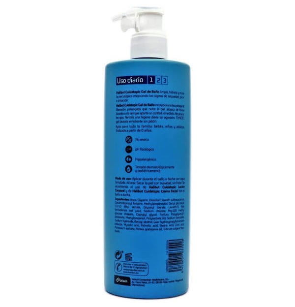 Halibut Cuidatopic Gel De Baño (1 Envase 500 Ml)