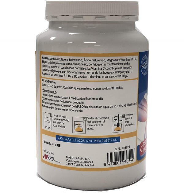 Maboflex (1 Envase 375 G Sabor Vainilla)