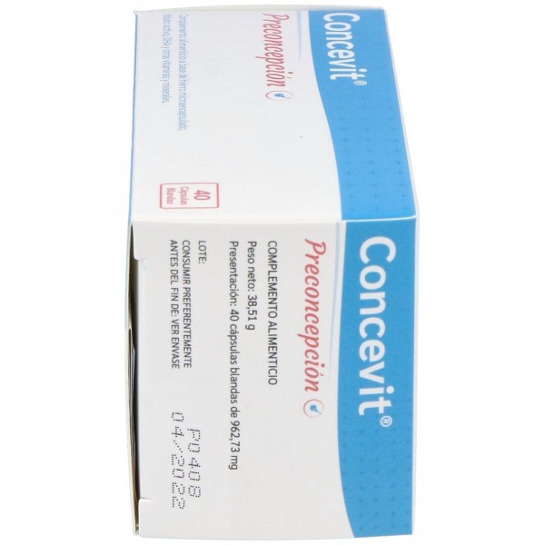 Niam Concevit Preconcepcion 40 Cápsulas