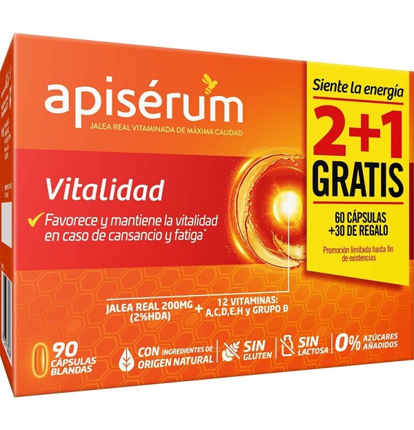 Apiserum Vitam Caps Pack 3M