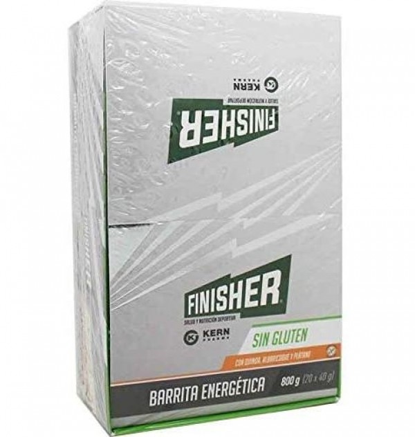 Finisher Barritas Energeticas - Quinoa, Albaricoque Y Platano (20 Barritas)