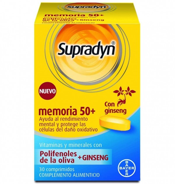 Supradyn Memoria 50+ (30 Comprimidos)