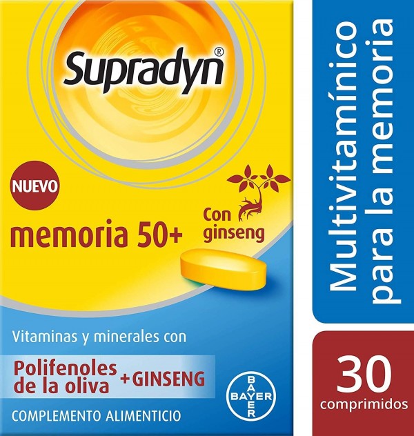 Supradyn Memoria 50+ (30 Comprimidos)