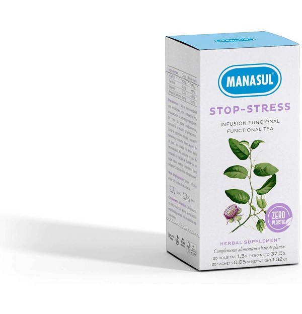 Manasul Stop Stress, 25 Filtros. - Bio3