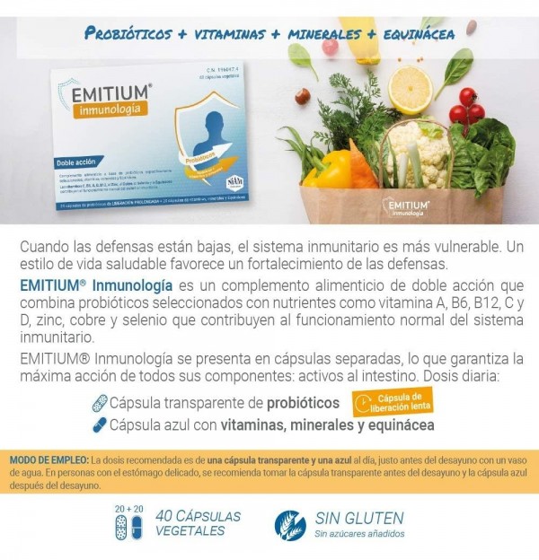 Emitium Inmunologia (40 Capsulas)