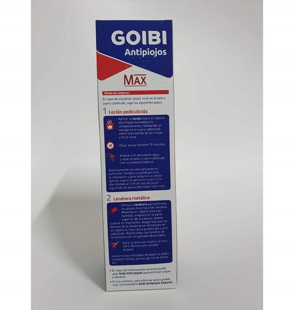 Goibi Antipiojos Max Locion Sin Insecticidas (1 Envase 200 Ml)
