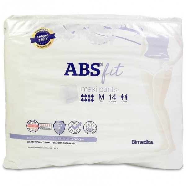 Abs Fit Maxi Pants Mediana, 14 Unidades