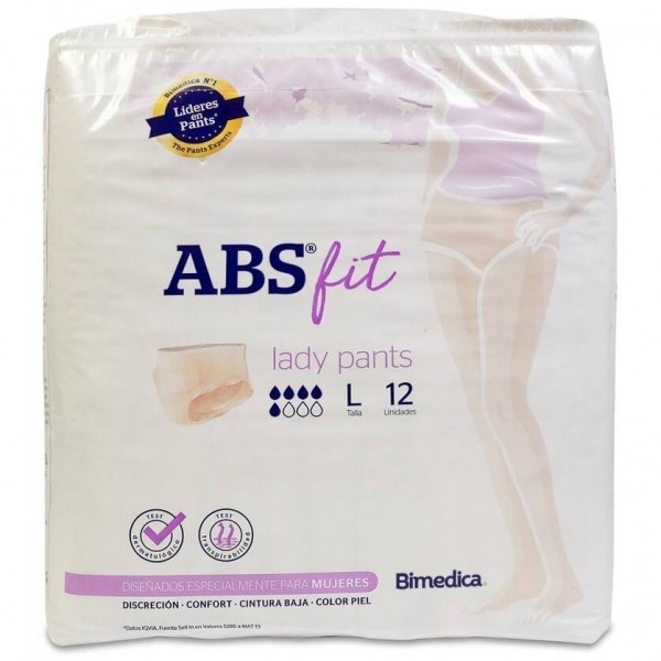 Lindor Absorbente Incontinencia Orina Fit Pants Lady Tg 12Uds