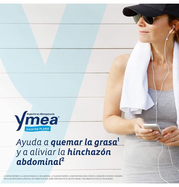 Ymea® Vientre Plano Experto En Menopausia, 64 Caps. - Perrigo