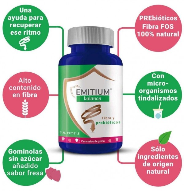 Emitium Balance (60 Caramelos De Goma)