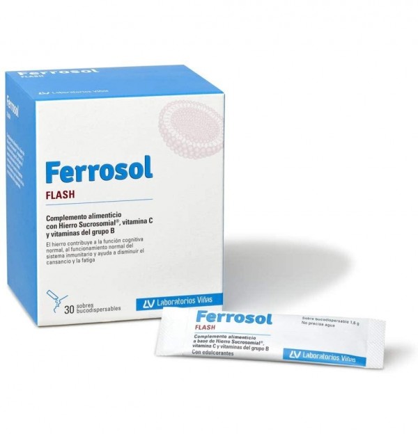 Ferrosol Flash (30 Sobres Bucodispersables)