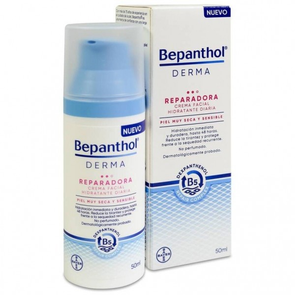 Bepanthol Derma Crema Facial Hidratante Diaria Reparadora  50 Ml