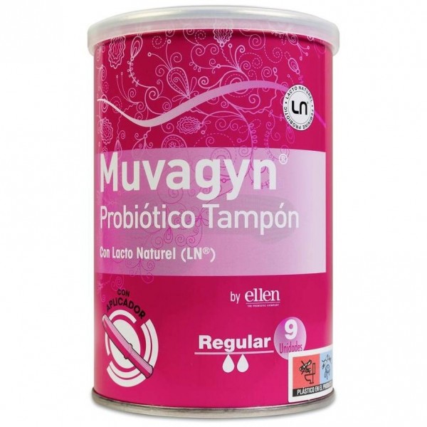 Muvagyn Probiotico Tampon C/Aplic Reg 9U