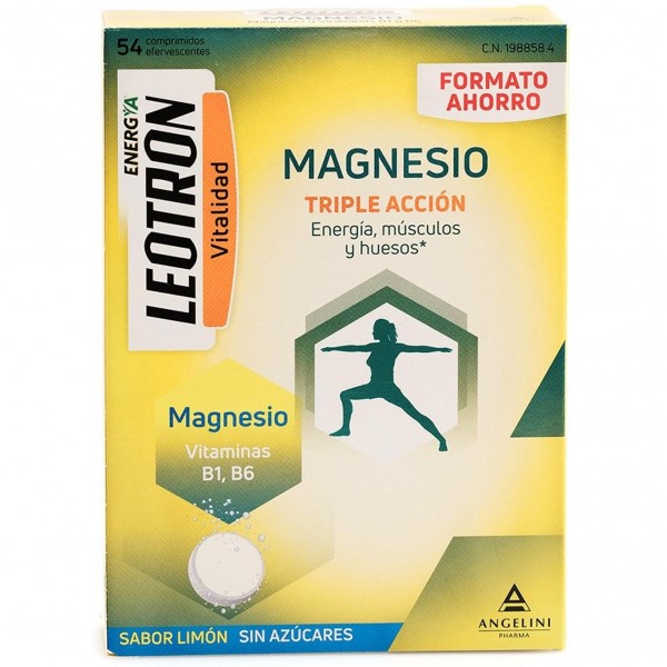 Leotron Magnesio 54 Comprimidos Efervescentes