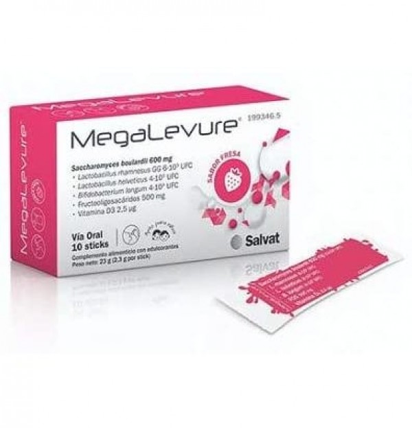 Megalevure (10 Sticks Sabor Fresa)