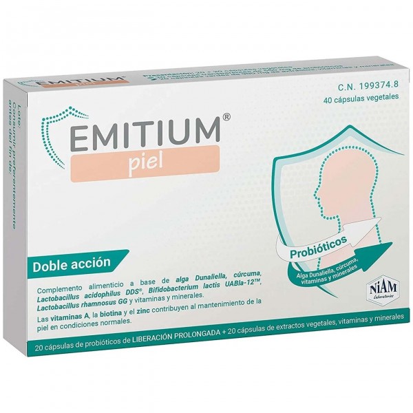 Emitium Piel 20+20 Caps Vegetales