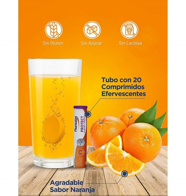 Pharmaton Protect (20 Comprimidos Efervescentes)