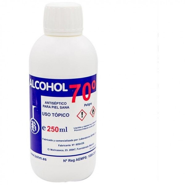 Bohm Alcohol 70 Grados 250Ml