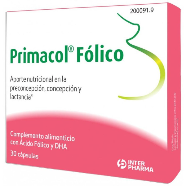 Primacol Folico 30 Cápsulas