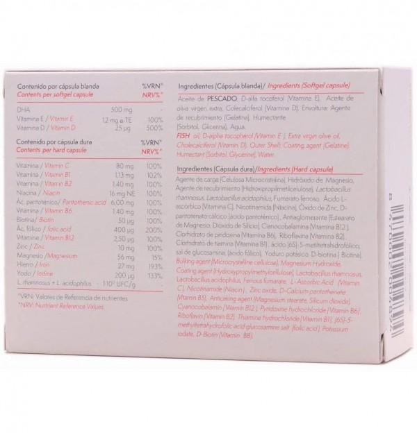 Seidibion Prime (30 Capsulas Blandas + 30 Capsulas Duras)