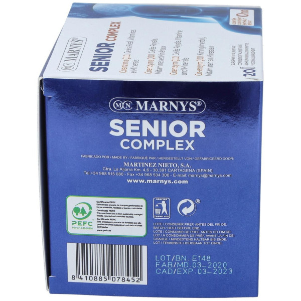 Marnys Senior Complex Suplemento Líquido Para Las Personas Mayores