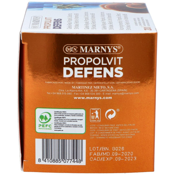 Marnys Propolvit Defens 20X10Ml