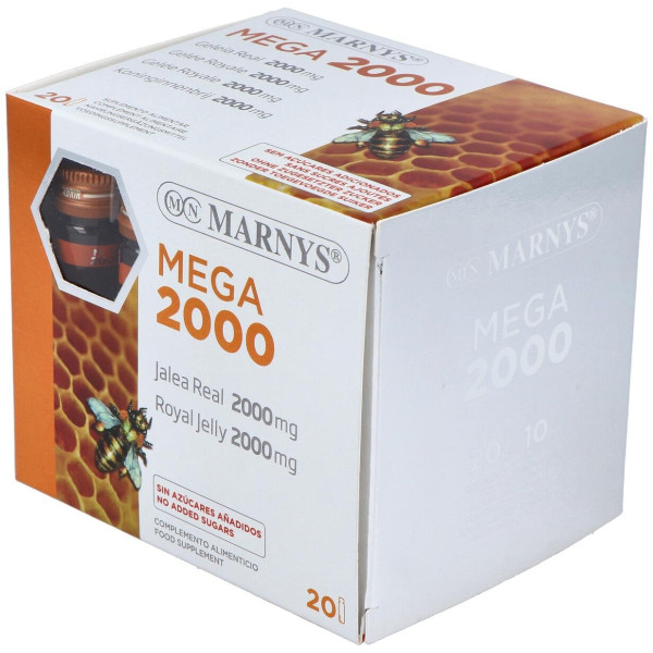Marnys Jalea Real Mega 2000 20 Ampollas