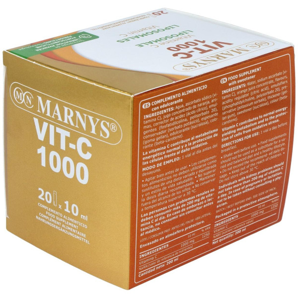 Vit C 1000 Vitamina C Liposomada 20Amp.