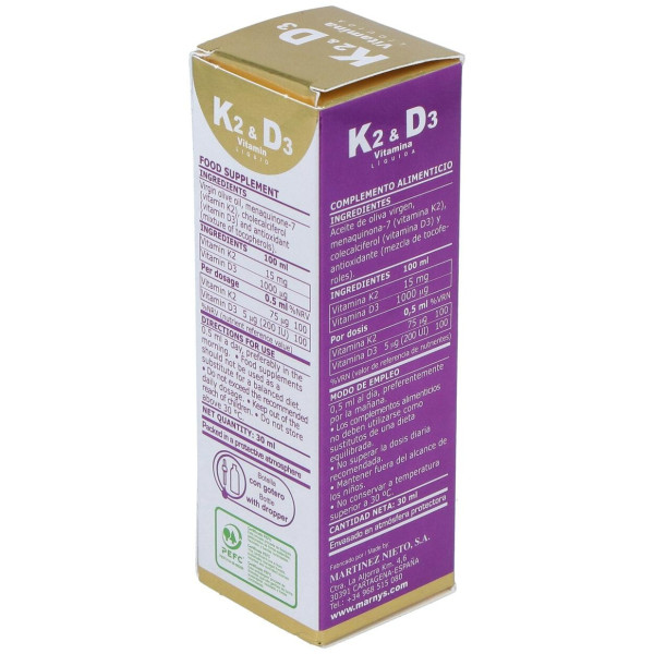 Marnys Vitamina K2+D3 30Ml