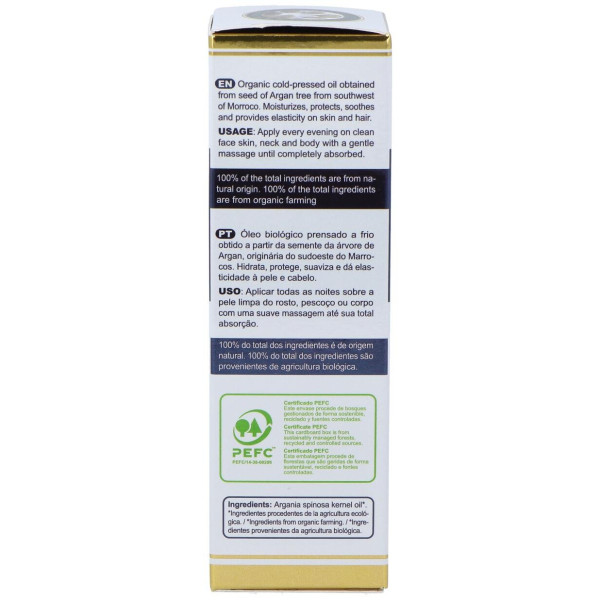 Aceite De Argan Biologico Spray 50Ml.