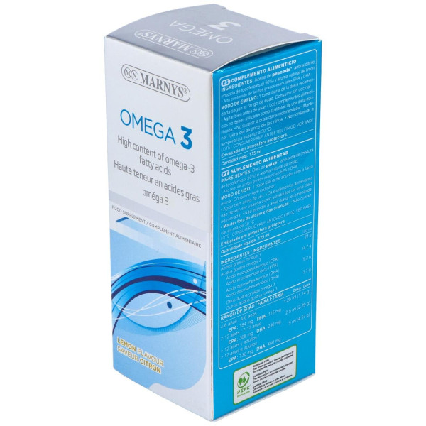 Omega 3 Marino Sabor Limon 125Ml.