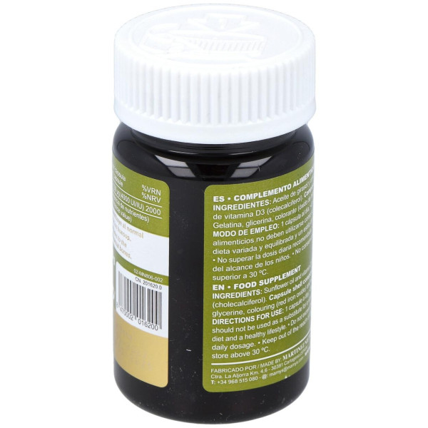 Marnys Vitahelp Vitamina D 4000 Ui En Cápsulas