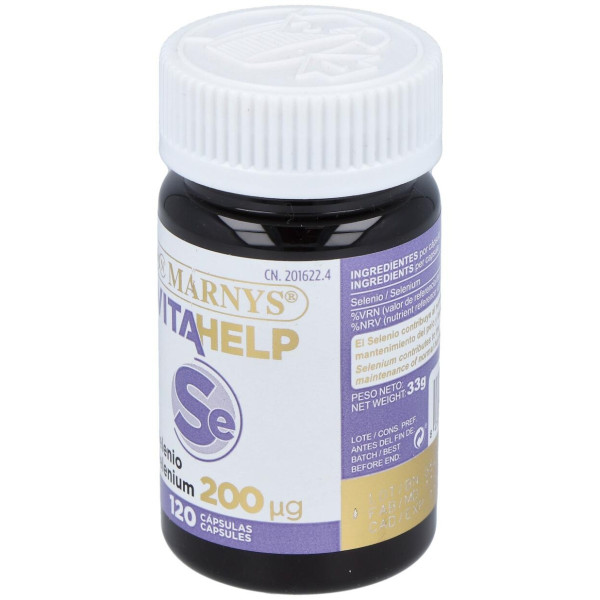 Marnys Selenio 200Mg Línea Vitahelp 120Caps