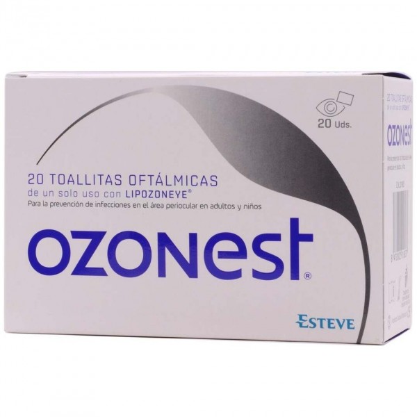 Ozonest Toallitas Oftálmicas, 20 Unidades