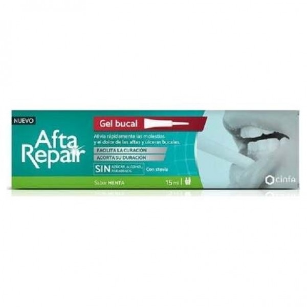 Afta Repair Gel Con Sabor A Menta 15Ml