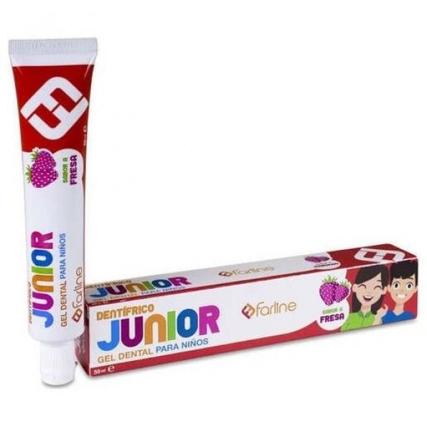 Farline Gel Dental Junior Sabor Fresa, 50 Ml