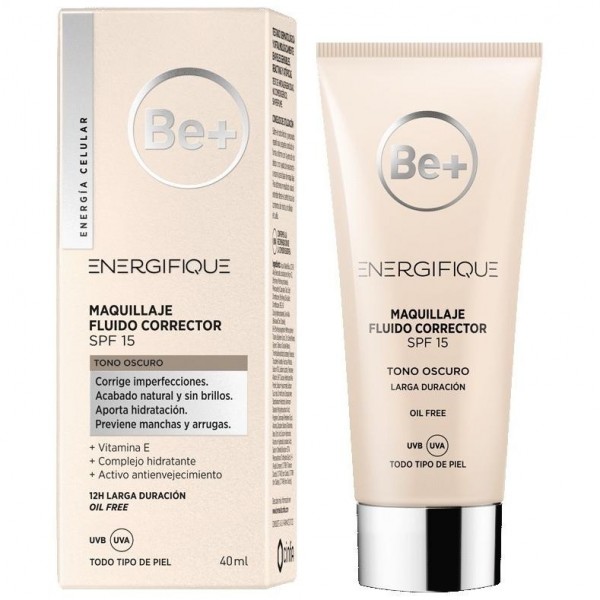 Be+ Energifique Maquillaje Fluido Matizante Para Piel Oscura 40Ml