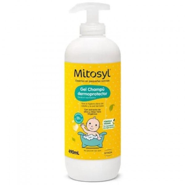 Mitosyl Bebé Y Niño Gel Limpiador Bio Cuerpo & Cabello 490Ml