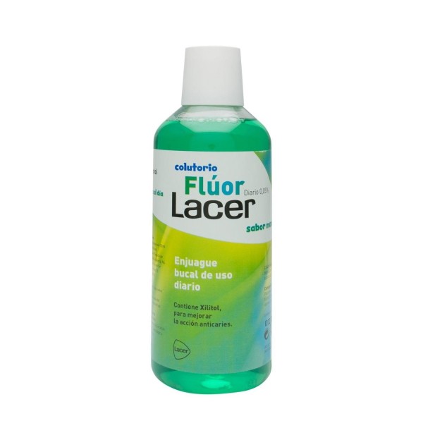 Lacer Colutorio Fluor Diario 0,05 % (1 Envase 500 Ml Sabor Menta)