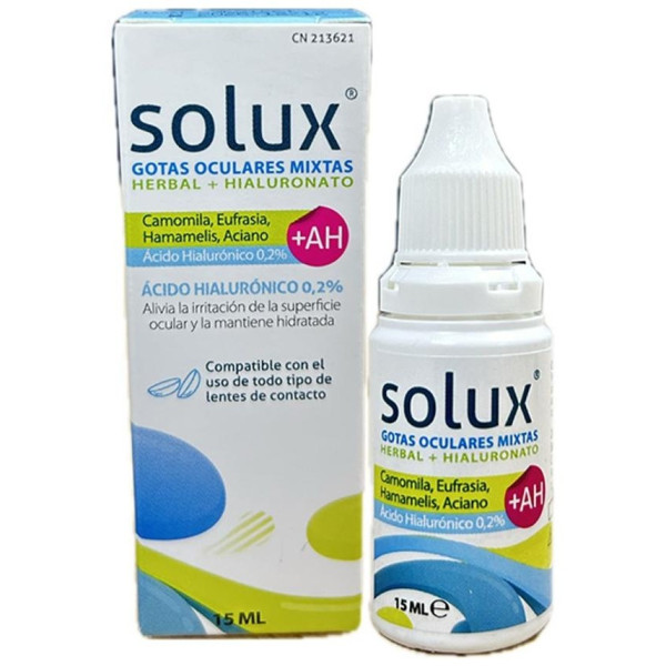 Solux Gotas Oculares Mixtas 15Ml