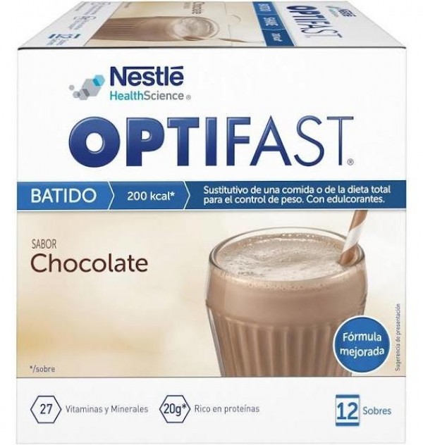 Optifast Batido (12 Sobres 53 G Sabor Cacao)