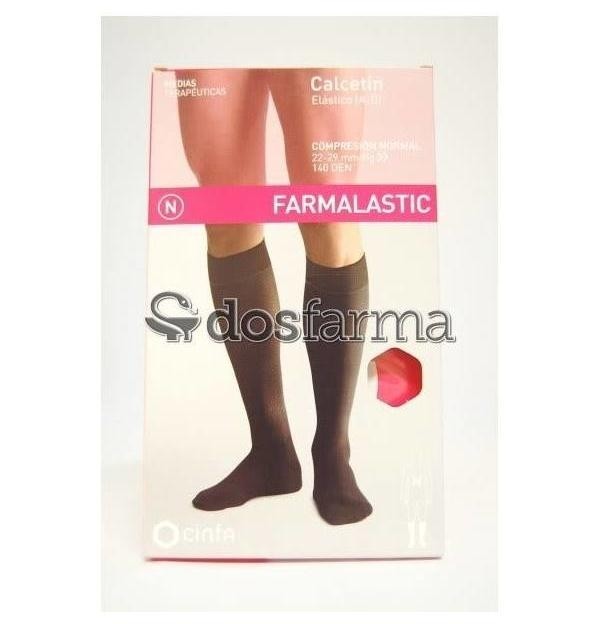 Calcetin - Farmalastic (Talla Grande Color Negro)
