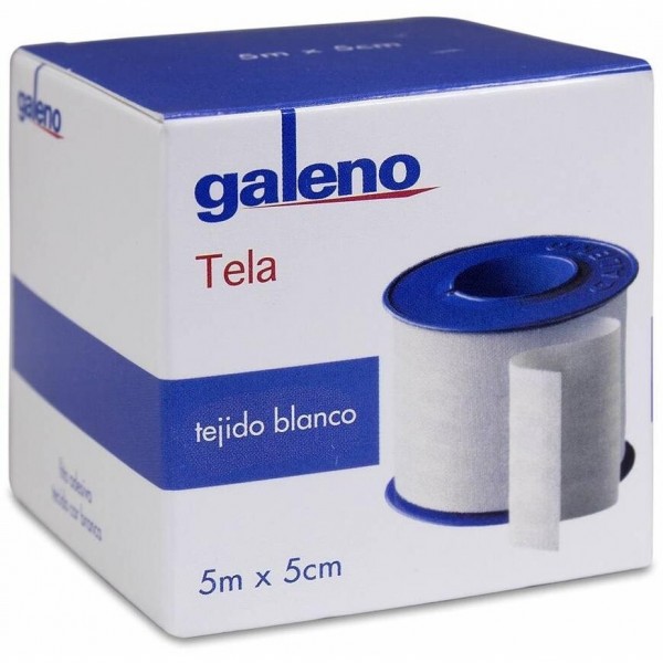 Galeno Esparadrapo Tejido Blanco 5 Cm X 5 M, 1 Ud