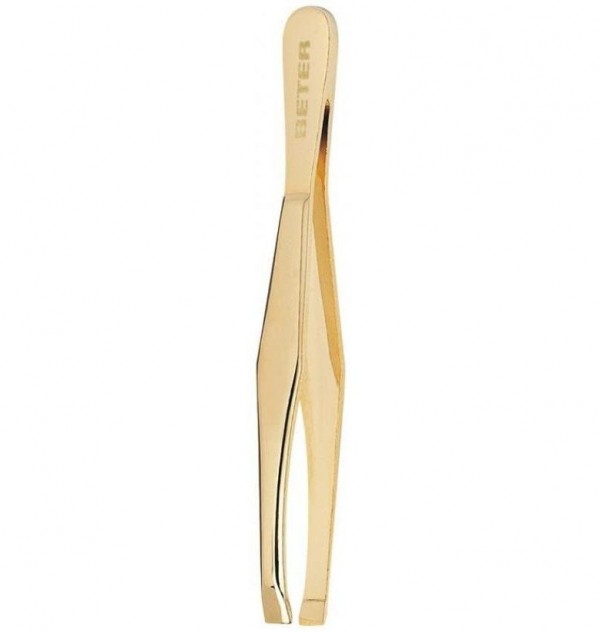 Pinzas Depilar - Beter (Oblicua Dorada 7.4 Cm)