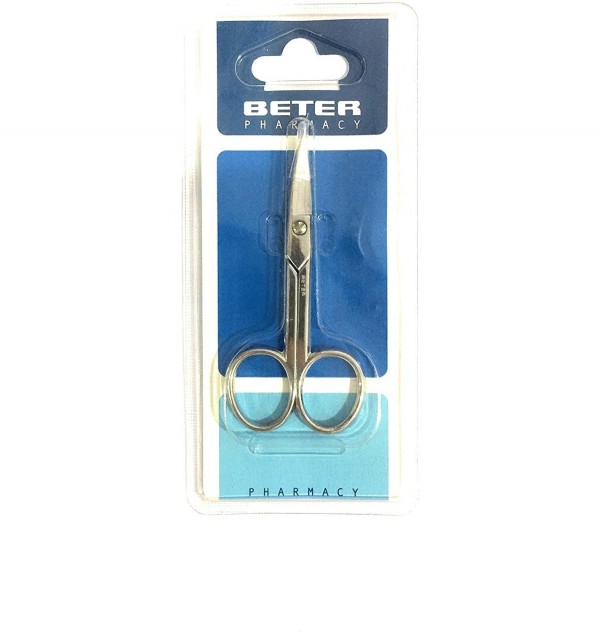 Tijera Manicura Pieles - Beter (Cromada Curva Profesional)