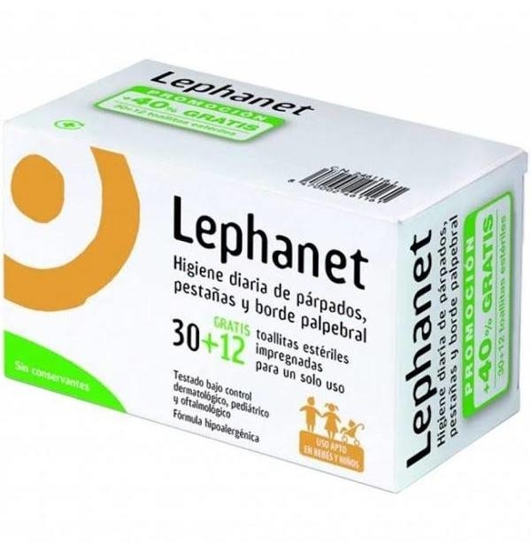 Lephanet Toallitas Esteriles (30 + 12 Toallitas)