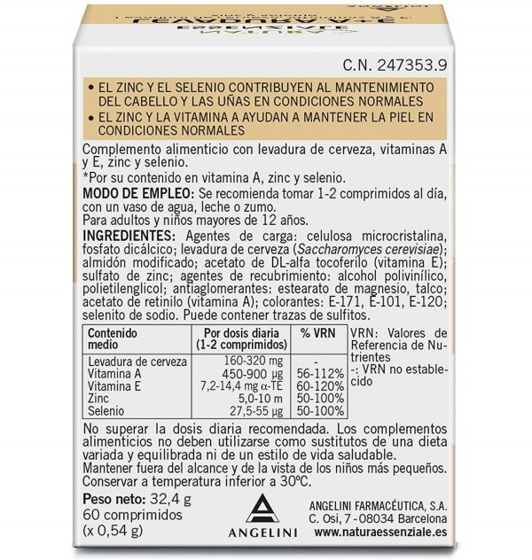Levadura A+E (60 Comprimidos)