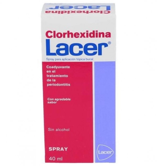 Lacer Colutorio Clorhexidina Spray (1 Envase 40 Ml)